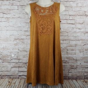 Camel color suede dress✨